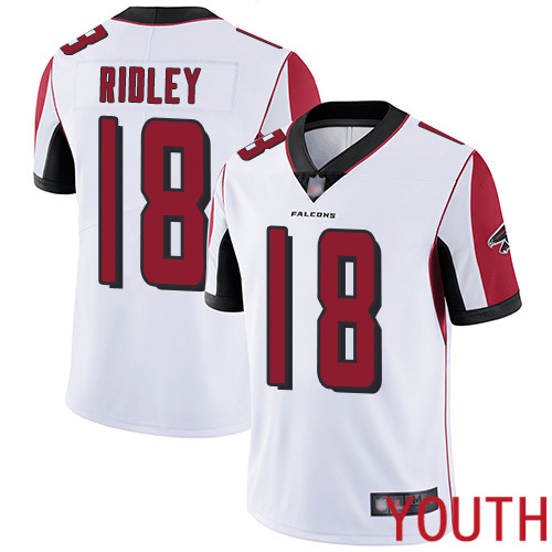 Atlanta Falcons Limited White Youth Calvin Ridley Road Jersey NFL Football #18 Vapor Untouchable